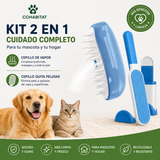PetCare Duo™ — Kit Premium de Cepillos para Mascotas