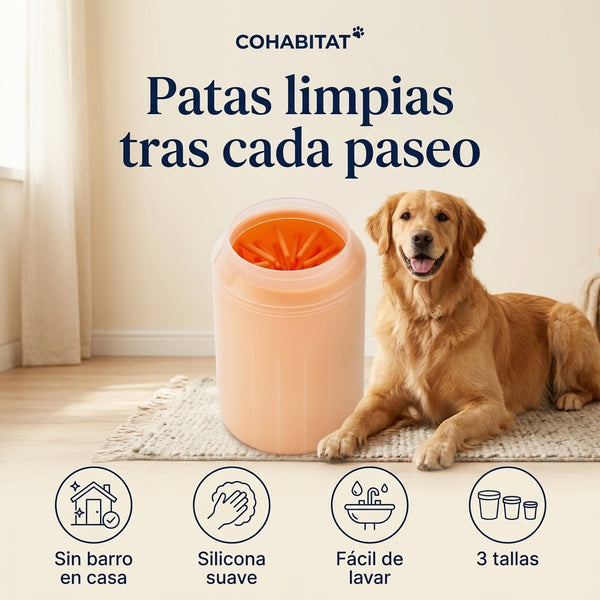 PawClean · Limpiapatas portátil para perros