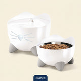 Catit PIXI Combo · Fuente + comedero elevado a juego