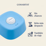 CalmDrink · Bebedero antisalpicaduras para perros y gatos