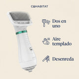 AirGroom · Secador cepillo 2 en 1 para mascotas