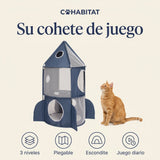Catit Vesper Rocket · Cohete de juego plegable de 3 niveles