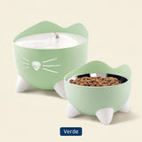 Catit PIXI Combo · Fuente + comedero elevado a juego