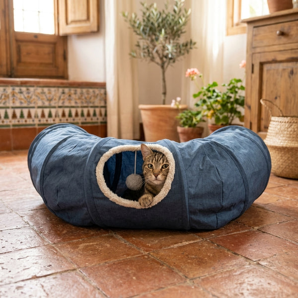 Catit Vesper · Túnel con cojín para gatos