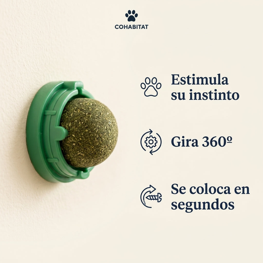 CatJoy · Bola interactiva de catnip para gatos