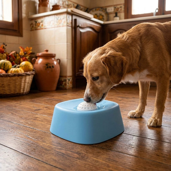CalmDrink · Bebedero antisalpicaduras para perros y gatos