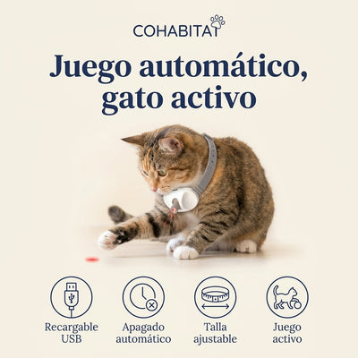 LaserPlay · Collar láser de juego para gatos