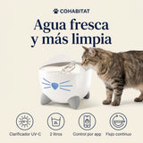 Catit PIXI Smart · Fuente inteligente 2 L con clarificador UV-C