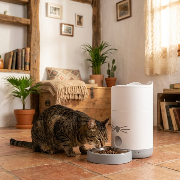 Catit PIXI Smart · Comedero inteligente para gatos con app
