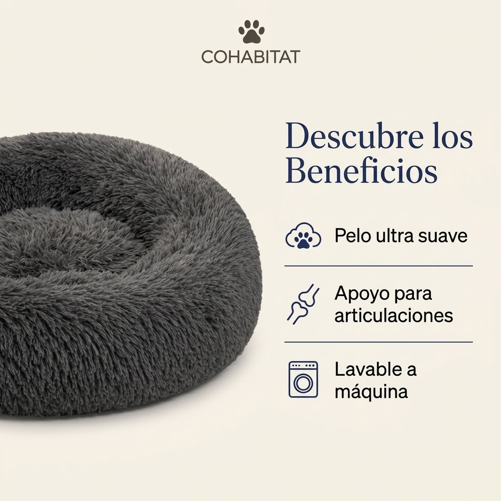 Cama Premium para perro · Gris antracita