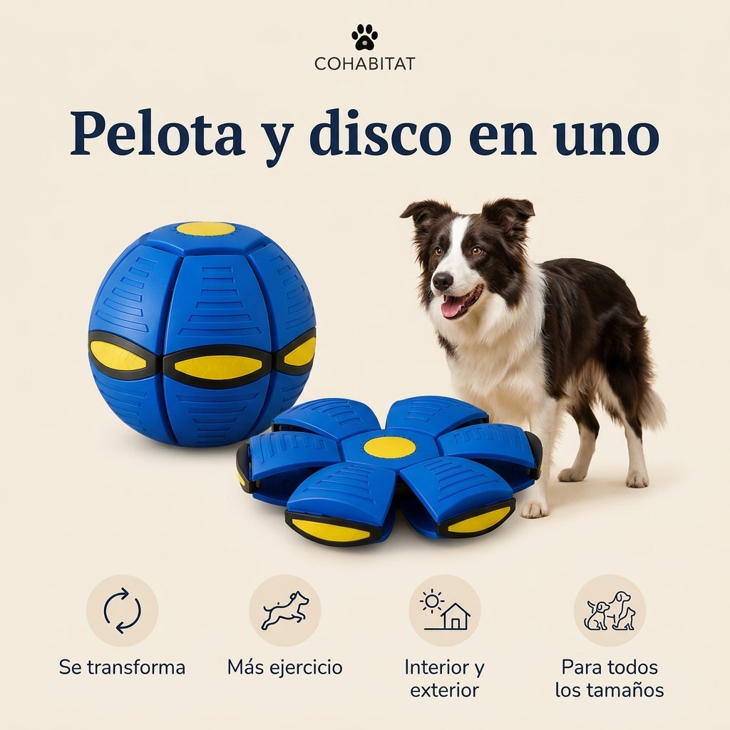 OrbitBall · Pelota voladora interactiva para perros